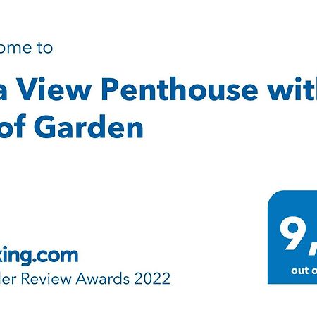 Апартаменты Sea View Penthouse With Roof Garden Ханья Экстерьер фото