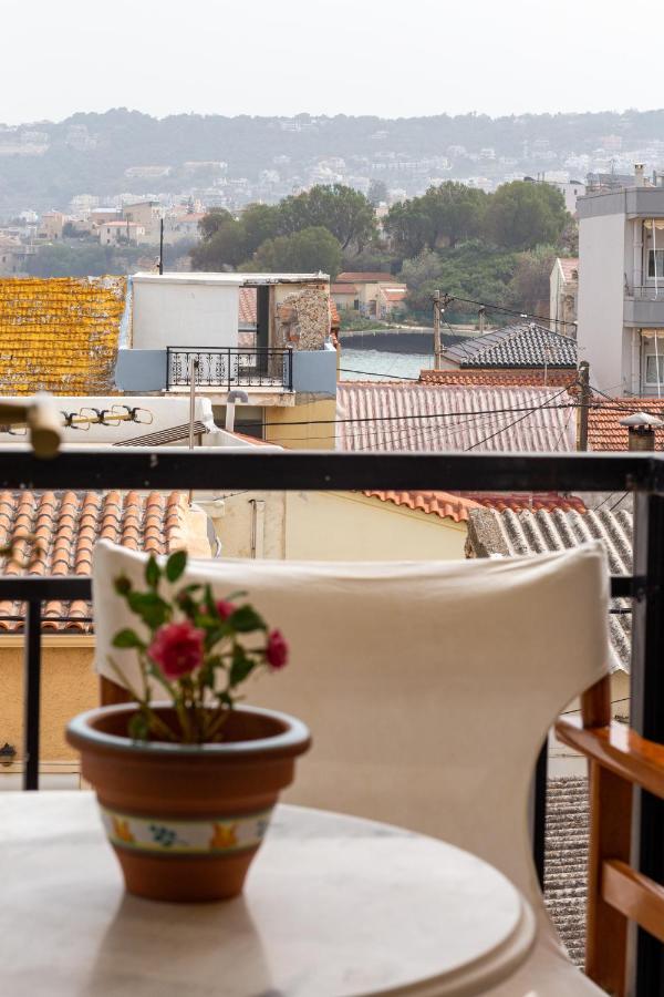 Апартаменты Sea View Penthouse With Roof Garden Ханья Экстерьер фото
