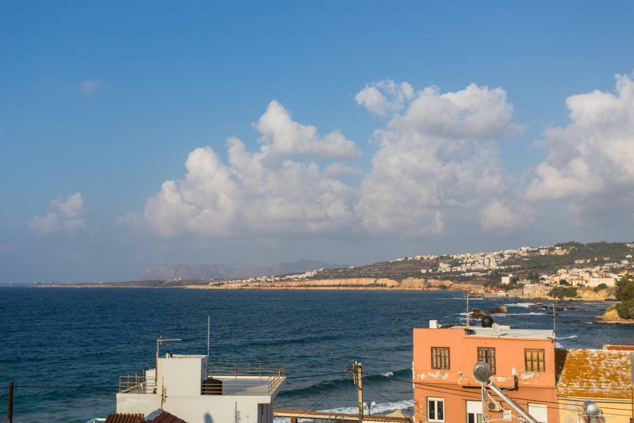 Апартаменты Sea View Penthouse With Roof Garden Ханья Экстерьер фото